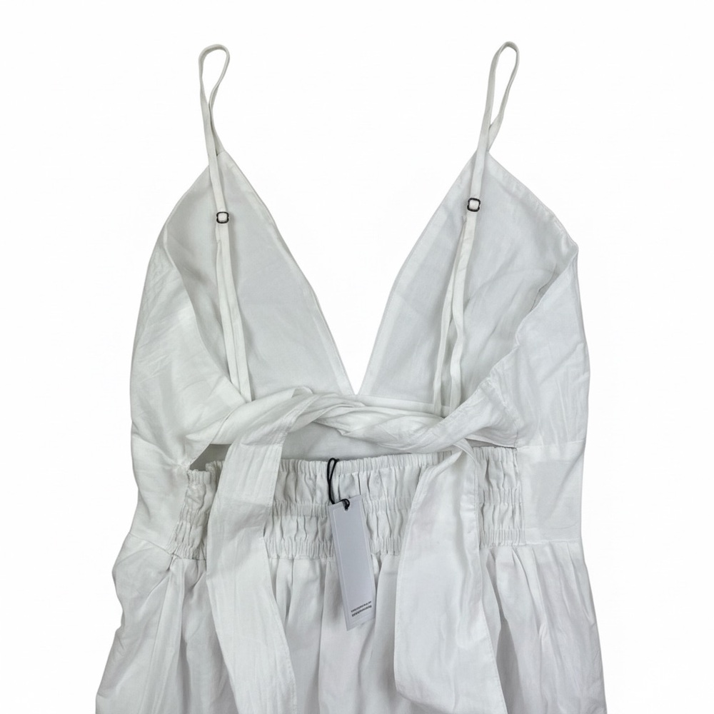 Pampelone Chloe White Cotton Maxi Dress NWT Size Small - Picture 4 of 6